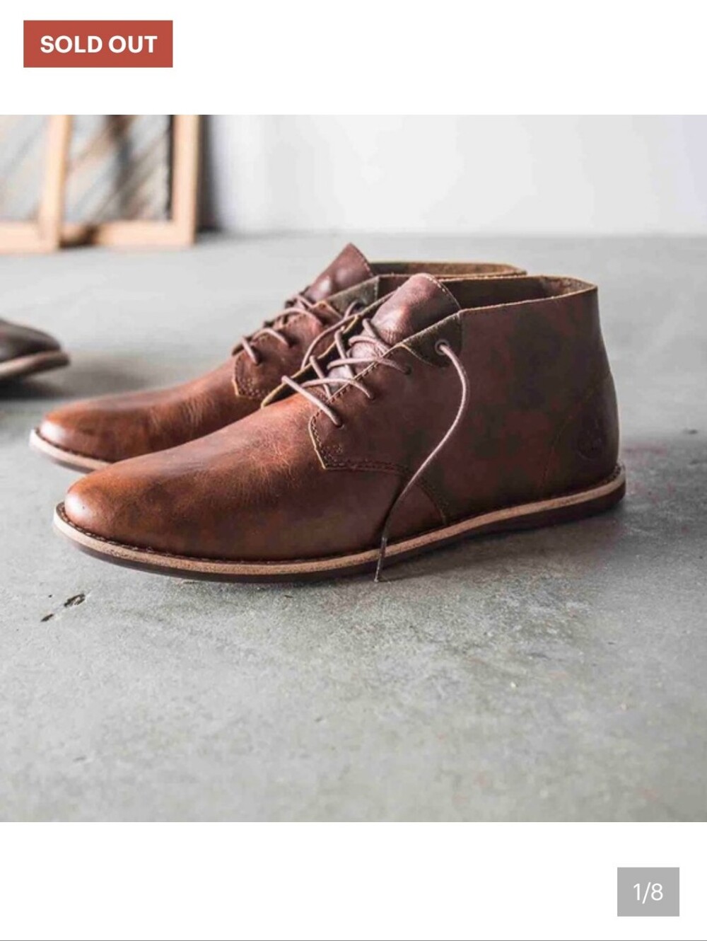 Timberland Revina / Revenia Chestnut Brown Leather Chukka Boots